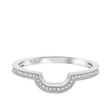 Photo of Poppy 1/8 cttw Ladies Band 10K White Gold [BT494WL]