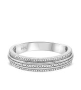 Photo of Louis 1/3 cttw Mens Band 14K White Gold [BT498WM]