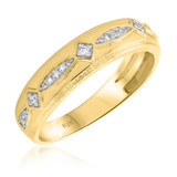 Photo of Gage 1/4 cttw Mens Band 10K Yellow Gold [BT207YM]
