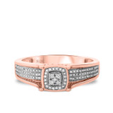 Photo of Casey 1/6 cttw Fancy Cut Engagement Ring 14K Rose Gold [BT429RE-C000]