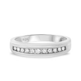 Photo of Sinead 1/4 cttw Mens Band 14K White Gold [BT430WM]