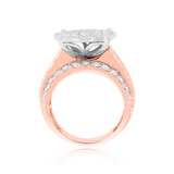 Photo of McKenzie 3 1/4 cttw Round Cut Engagement Ring 14K Rose Gold [BT437RE-C000]