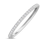 Photo of Fawn 5/8 ct tw. Fancy Cut Morganite Bridal Ring Set Platinum [BT5048PL]