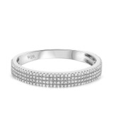 Photo of Clarie 1/3 cttw Mens Band 10K White Gold [BT479WM]