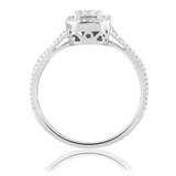 Photo of Clarie 1/2 cttw Fancy Cut Engagement Ring 10K White Gold [BT479WE-C000]