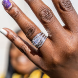 Photo of Enjoy Curves 2 3/4 ct tw Emerald Solitaire Engagement Ring 14K Yellow Gold [BT5053YE-E123]