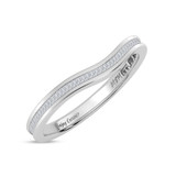 Photo of Enjoy Curves 1/3 ct tw Ladies Band 14K White Gold [BT5054WL]