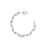 Photo of Kimberly D. Collection Hoop Earring 14K White Gold [CE5818W]