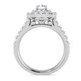 Photo of Montana 1 1/5 cttw Round Bridal Set 14K White Gold [BT698WE-R023]