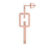 Photo of The White Flair Collection 2 CT. T.W.  Diamond Earring 10K Rose Gold [CE5857R]