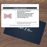 The Pink Flair Collection 1 1/2 CT. T.W. Lab Grown Sapphire and Diamond Ladies Wedding Band  14K Rose Gold The Pink Flair Collection 1 1/2 CT. T.W. Lab Grown Sapphire and Diamond Ladies Wedding Band  14K Rose Gold
