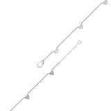 Photo of Seanna 3/4 CT. T.W. Anklet 10K White Gold [AN5819W]