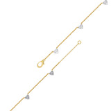 Photo of Seanna 3/4 Carat T.W. Anklet 10K Yellow Gold [AN5819Y]