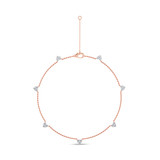 Photo of Seanna 3/4 CT. T.W. Anklet 10K Rose Gold [AN5819R]