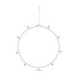 Photo of Lisbet 0 Carat T.W. Anklet 14K White Gold [AN5822W]