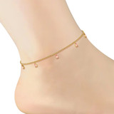 Photo of Lisbet 0 CT. T.W. Anklet 14K Yellow Gold [AN5822Y]