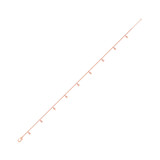 Photo of Lisbet 0 Carat T.W. Anklet 14K Rose Gold [AN5822R]