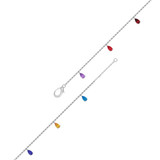 Photo of Issa 0 Carat T.W. Anklet 14K White Gold [AN5823W]