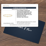 Amherst 1/25 Carat T.W. Anklet 10K Yellow Gold