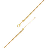 Photo of Amherst 1/25 CT. T.W. Anklet 14K Yellow Gold [AN5825Y]