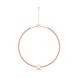 Photo of Amherst 1/25 CT. T.W. Anklet 14K Rose Gold [AN5825R]