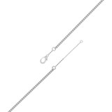 Photo of Amherst 1/25 Carat T.W. Anklet 10K White Gold [AN5825W]