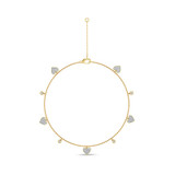 Photo of Baylee 3/4 CT. T.W. Anklet 14K Yellow Gold [AN5829Y]