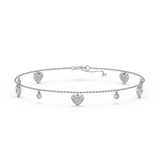 Photo of Baylee 3/4 Carat T.W. Anklet 14K White Gold [AN5829W]