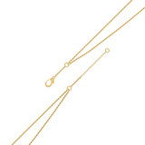 Photo of Chaise 1/4 CT. T.W. Anklet 14K Yellow Gold [AN5830Y]