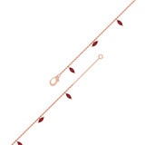 Photo of Davida 0 Carat T.W. Anklet 14K Rose Gold [AN5833R]