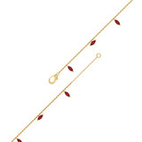 Photo of Davida 0 Carat T.W. Anklet 14K Yellow Gold [AN5833Y]