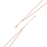 Photo of Chaise 1/4 Carat T.W. Anklet 10K Rose Gold [AN5830R]