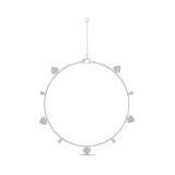 Photo of Baylee 3/4 CT. T.W. Anklet 10K White Gold [AN5829W]