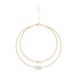 Photo of Chaise 1/4 Carat T.W. Anklet 10K Yellow Gold [AN5830Y]