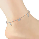 Photo of Deanna 3/8 Carat T.W. Anklet 10K White Gold [AN5834W]