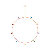 Photo of Issa 0 CT. T.W. Anklet 10K Rose Gold [AN5823R]