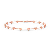 Photo of Amory 0 CT. T.W. Anklet 10K Rose Gold [AN5827R]