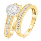 Photo of 1 3/8 ct tw. Round Solitaire  10K Yellow Gold [BR488Y-R038]