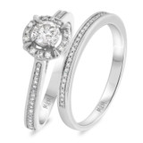 Photo of Cora 1 1/10 ct tw. Round Solitaire 14K White Gold [BR486W-R038]