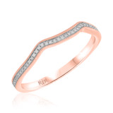 Photo of Opheila 1/2 cttw Wedding Band Set 10K Rose Gold [BT475RL]