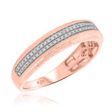 Photo of Opheila 1/2 cttw Wedding Band Set 10K Rose Gold [BT475RM]