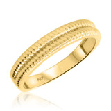 Photo of Evan Wedding Band Set 10K Yellow Gold [BT435YM]