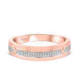 Photo of Amelia 1/4 cttw Wedding Band Set 10K Rose Gold [BT487RM]