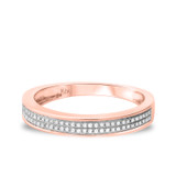 Photo of Casey 1/3 cttw Wedding Band Set 14K Rose Gold [BT429RL]