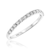 Photo of Preston 3/4 cttw Wedding Band Set 14K White Gold [BT446WL]
