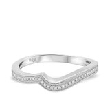Photo of Astrid 2/3 cttw Wedding Band Set 10K White Gold [BT492WL]