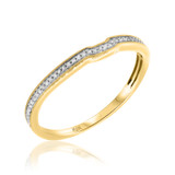 Photo of Chloe 1/2 cttw Wedding Band Set 14K Yellow Gold [BT490YL]
