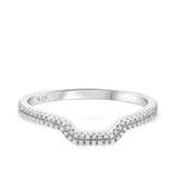 Photo of Clarie 1/2 cttw Wedding Band Set 10K White Gold [BT479WL]
