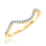 Photo of Barlas  1 ct tw. Lab Grown Round Solitaire Bridal Set 14K Yellow Gold [BT5862YL]