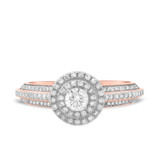 Photo of Malin 1 1/4 ct tw. Lab Grown Round Solitaire Engagement Ring 10K Rose Gold [BT5866RE-C000]